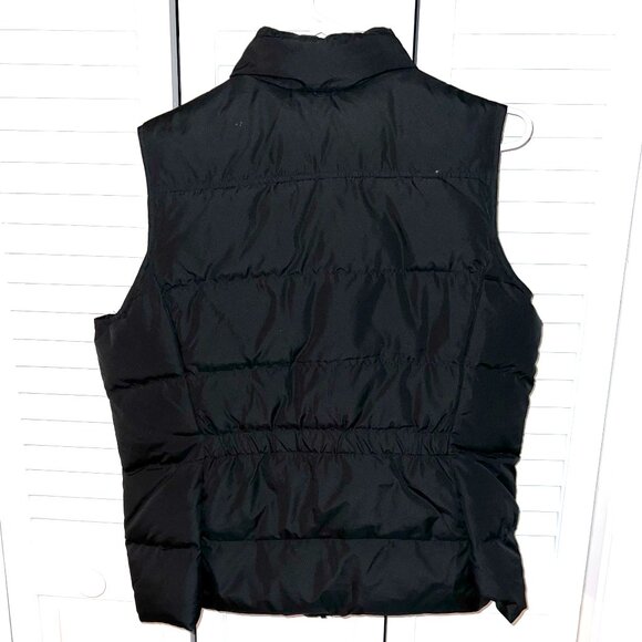 Lands' End Women's Black Puffer Quilted Vest (Large Petite) - Picture 3 of 3